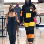 EXCLUSIVE: Larsa Pippen wears a very revealing top and holds hands with Malik Beasley as she hits the mall in Miami.