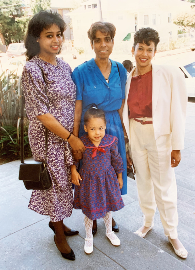 Mara Harris, Shyamala Goplan, Kamala Harris, Meena Harris