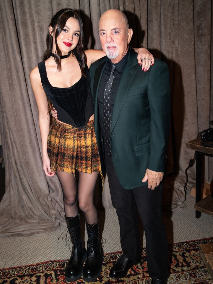 Olivia Rodrigo Poses With Billy Joel