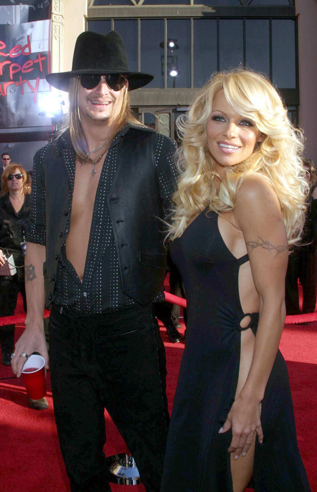 Pamela Anderson and Kid Rock married on a boat in 2006. 