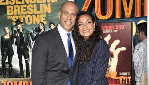 Cory Booker and Rosario Dawson
