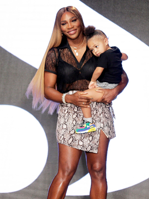 Serena Williams and Daughter Olympia