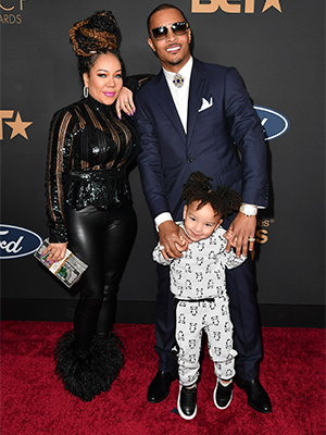 Tiny Harris & T.I. with daughter Heiress
