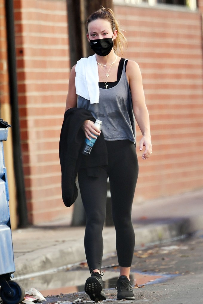 Olivia Wilde Leaves The Gym