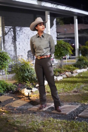 Walker -- “Back in the Saddle” -- Image Number: WLK102b_0005r -- Pictured: Lindsey Morgan as Micki Ramirez -- Photo: Rebecca Brenneman/The CW -- © 2021 The CW Network, LLC. All Rights Reserved.