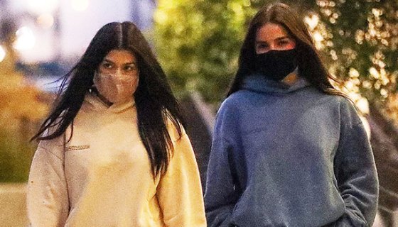 Kourtney Kardashian & Addison Rae