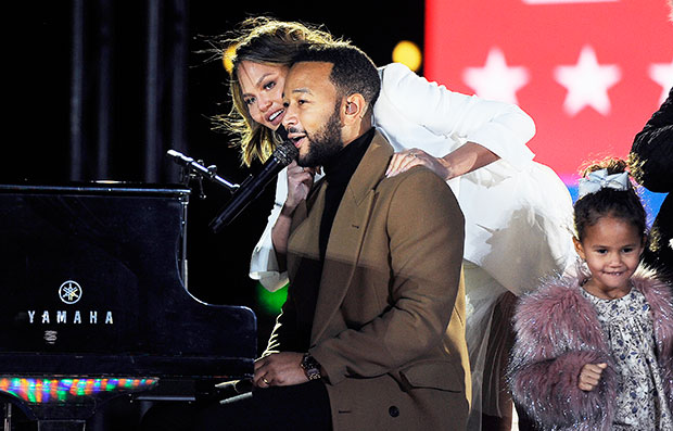 Chrissy Teigen & John Legend inauguration Day