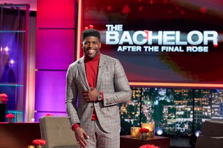 THE BACHELOR - “The Bachelor: After the Final Rose” – On-air personality and bestselling author Emmanuel Acho hosts an emotional and impactful evening featuring touching reunions, heart-wrenching confrontations and powerful one-on-one talks with the final women as well as the Bachelor himself, Matt James. Plus –just when you thought the twists and turns were finished – a shocking announcement that will have Bachelor Nation talking, all on “The Bachelor: After the Final Rose,” MONDAY, MARCH 15 (10:00-11:03 p.m. EDT), on ABC. (ABC/Craig Sjodin)
EMMANUEL ACHO