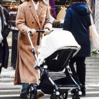Gigi Hadid looks stylish while out for a walk with her baby daughter