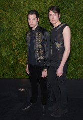Peter Brant, Jr., left, and Harry Brant attend the CHANEL 10th Annual Tribeca Film Festival Artists Dinner at Balthazar Restaurant on Monday, April 20, 2015, in New York. (Photo by Evan Agostini/Invision/AP)