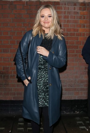 8 December 2020. Emily Atack is seen here leaving The Palace Theater in London after performing in 'The Understudy Live' along with Comedian Lee Mack.  08 Dec 2020 Pictured: Emily Atack.  Photo credit: CLICK NEWS AND MEDIA / MEGA TheMegaAgency.com +1 888 505 6342 (Mega Agency TagID: MEGA720062_002.jpg) [Photo via Mega Agency]