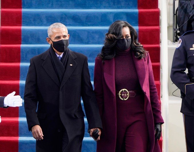 Michelle & Barack Obama At The Presidential Inauguration