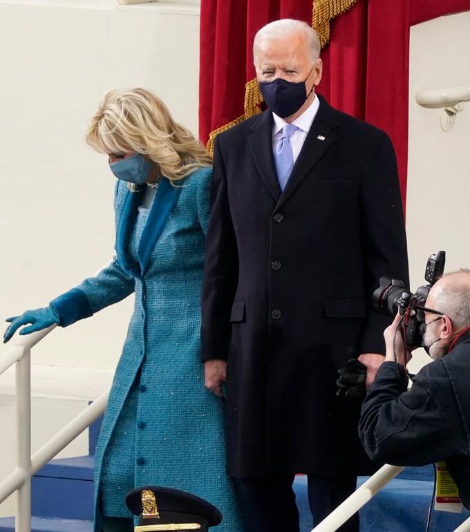 Joe Biden Steps Out To Take The Oath
