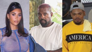 Kim Kardashian, Kanye West, Chance The Rapper