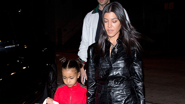 Kourtney Kardashian & North West