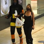 EXCLUSIVE: Larsa Pippen wears a very revealing top and holds hands with Malik Beasley as she hits the mall in Miami.