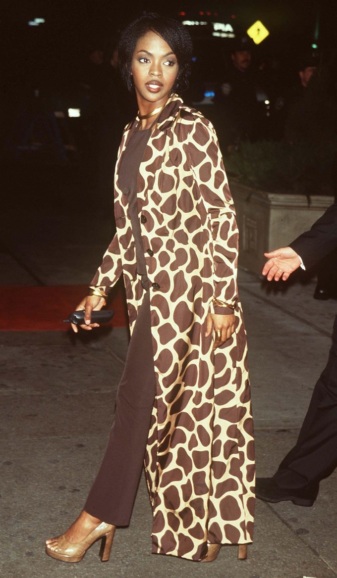 Lauryn Hill At 1997 Post-Grammys Party