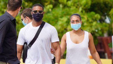 Michael B. Jordan and Lori Harvey