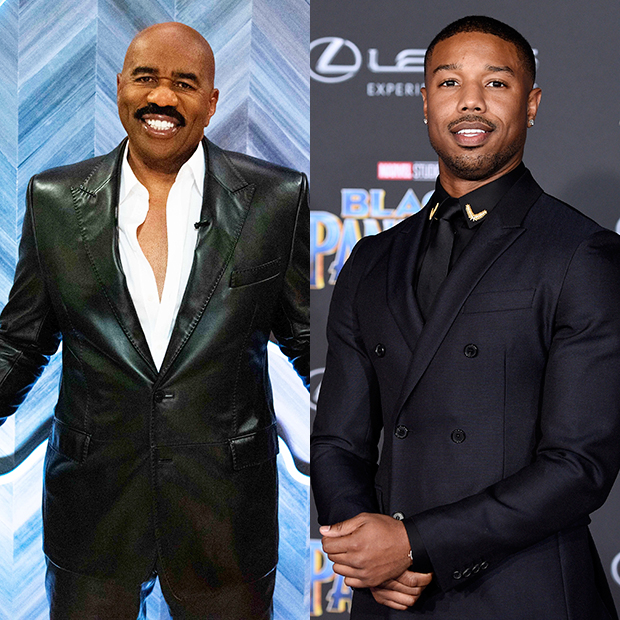 Steve Harvey & Michael B. Jordan