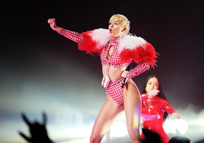 Miley Cyrus Performing in Brooklyn