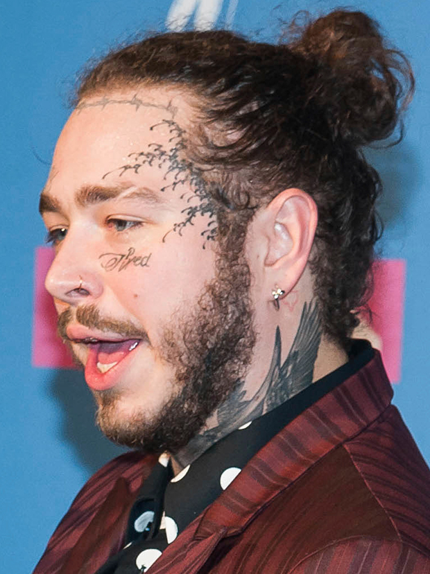 Top more than 76 post malone face tattoos 2022 super hot - thtantai2