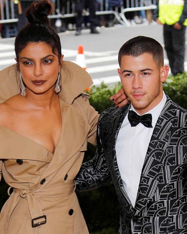 Photo by: XPX/STAR MAX/IPx 2018 5/1/17 Priyanka Chopra and Nick Jonas at the 2017 Costume Institute Gala - "Rei Kawakubo/Comme des Garcons: Art Of The In-Between". (Metropolitan Museum of Art, NYC)