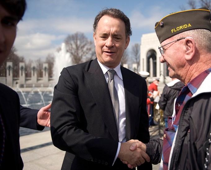 Tom Hanks With WWII Veterans