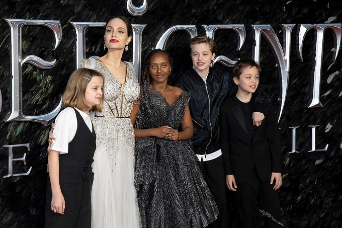 Zahara With Her Family at the ‘Maleficent: Mistress of Evil’ Premiere