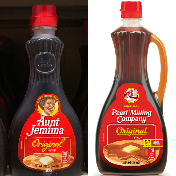 What Is Aunt Jemima 5 Things To Know About Retired Syrup Brand   Aunt Jemima Bottle Change Embed 