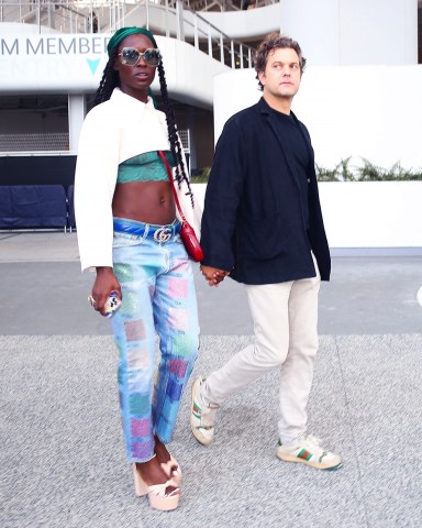 Los Angeles, CA  - *EXCLUSIVE*  - Actor Joshua Jackson and his wife Jodie Turner-Smith step out for a date night at the Red Hot Chili Peppers concert in Los Angeles.  Pictured: Joshua Jackson, Jodie Turner-Smith  BACKGRID USA 1 AUGUST 2022   USA: +1 310 798 9111 / usasales@backgrid.com  UK: +44 208 344 2007 / uksales@backgrid.com  *UK Clients - Pictures Containing Children Please Pixelate Face Prior To Publication*