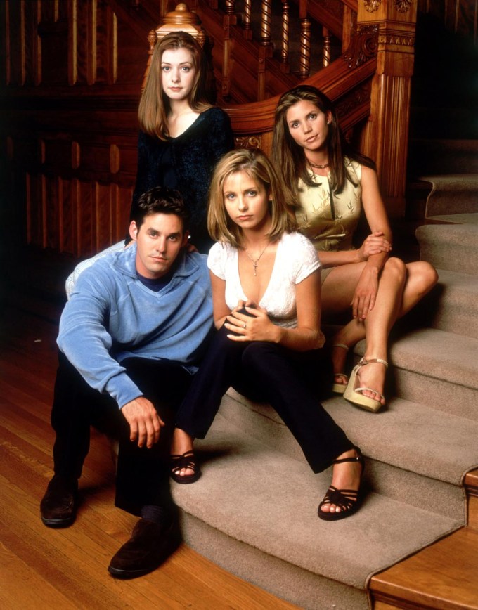 Charisma Carpenter With The ‘Buffy’ Cast