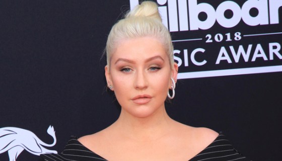 Christina Aguilera on the red carpet