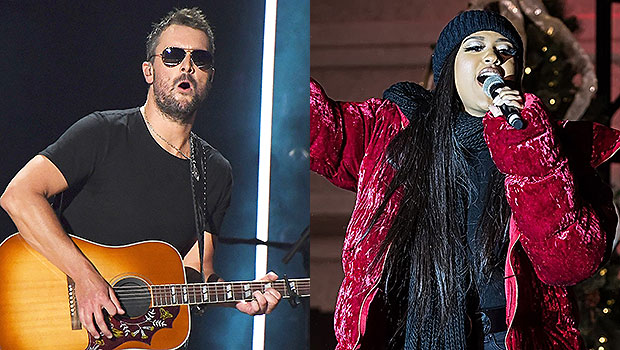 Jazmine Sullivan & Eric Church Sing the National Anthem at Super