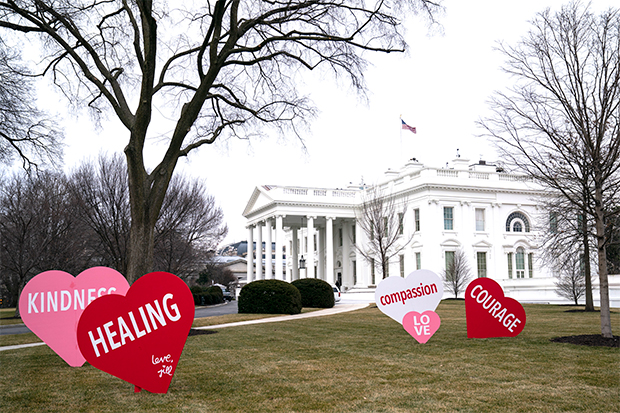 Jill Biden displays her 'Valentine to the country' at White House