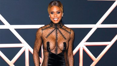 Laverne Cox on the red carpet
