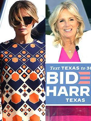 Melania Trump Jill Biden