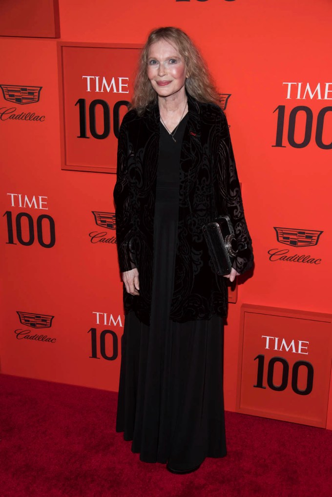 Mia Farrow In Black