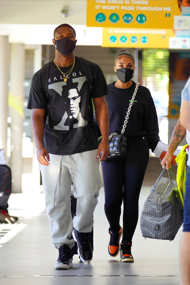 Michael B. Jordan & Lori Harvey Debut Their Nicknames For Each Other On  Social Media As He Showers Her With Roses For Her Birthday