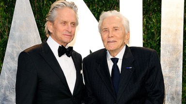 Michael and Kirk Douglas