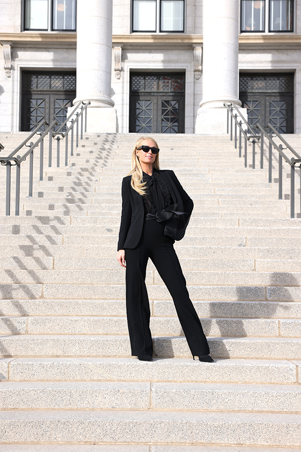 Paris Hilton Drops Her New Collection Of Iconic Tracksuits 