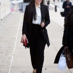 Emma Coronel Aispuro (El Chapo Guzman) Wife Is Photograhed Arriving At Brooklyn Federal Court This Morning In New York City
