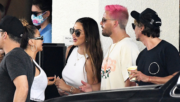 Amelia Hamlin Reacts Scott Disick Pink Hair