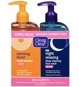 Clean and Clear 2-pack cleanser