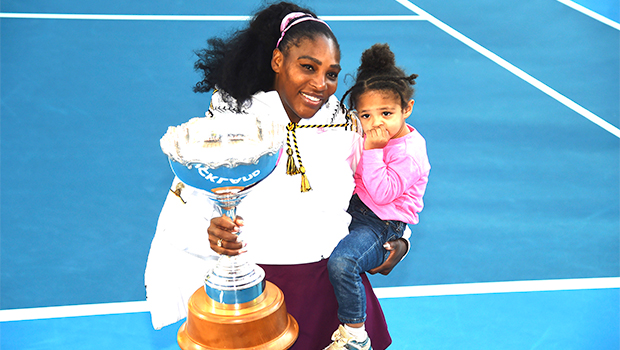 Serena Williams Has Tennis Practice with Daughter Olympia [VIDEOS]