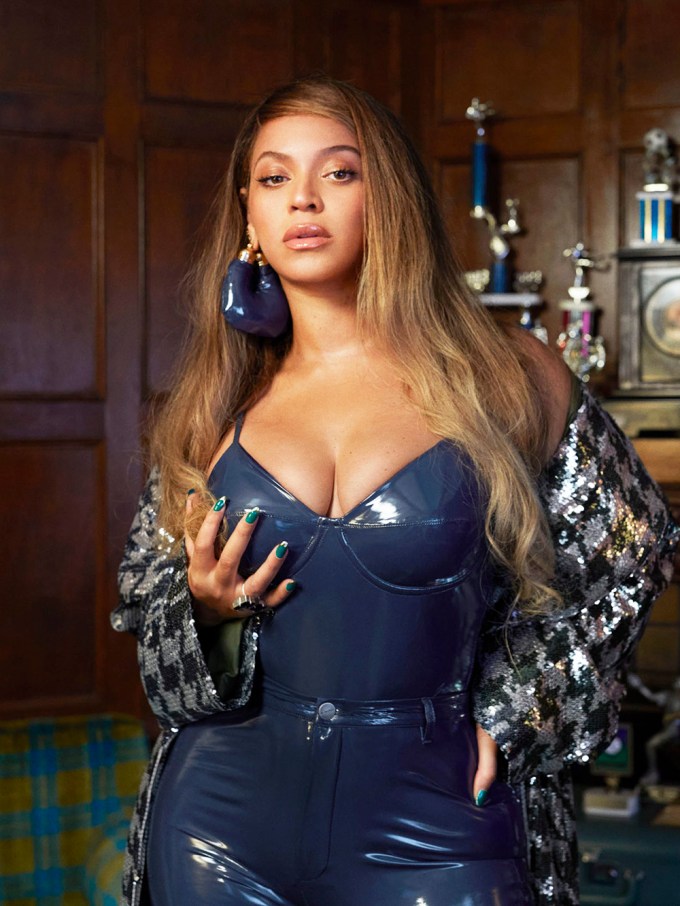 Beyonce In Latex Outfit