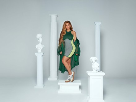 Beyonce looks stunning as she models her new adidas x Ivy Park collection. The singer, 39, showcases the “Drip 2”, range which includes apparel, featuring several pieces with inclusive sizing and gender-neutral performance gear, footwear, accessories. It is available exclusively on adidas.com and adidas app on October 29th and at retail on October 30th. Please credit adidas/MEGA. 27 Oct 2020 Pictured: Beyonce for adidas x Ivy Park Drip 2 collection. Photo credit: adidas/MEGA TheMegaAgency.com +1 888 505 6342 (Mega Agency TagID: MEGA710621_009.jpg) [Photo via Mega Agency]
