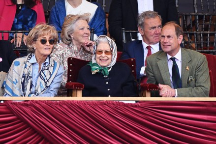 Kraliçe II. Elizabeth, Prens Edward, Wessex Kontu ve Sophie, Wessex Kontesi Kraliyet Windsor At Gösterisi, Birleşik Krallık - 13 Mayıs 2022
