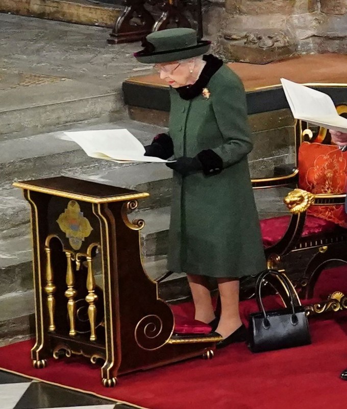 Queen Elizabeth At Prince Philip’s Service