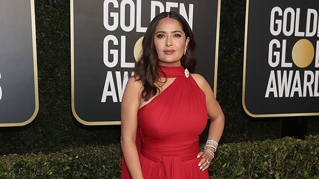 salma hayek golden globes 2021