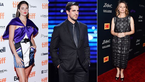 Shailene Woodley, Aaron Rodgers & Jodie Foster